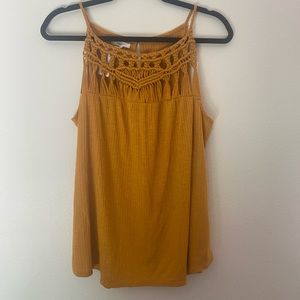 Maurices mustard top
